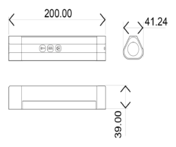 S3 Flash Light Dimension 1